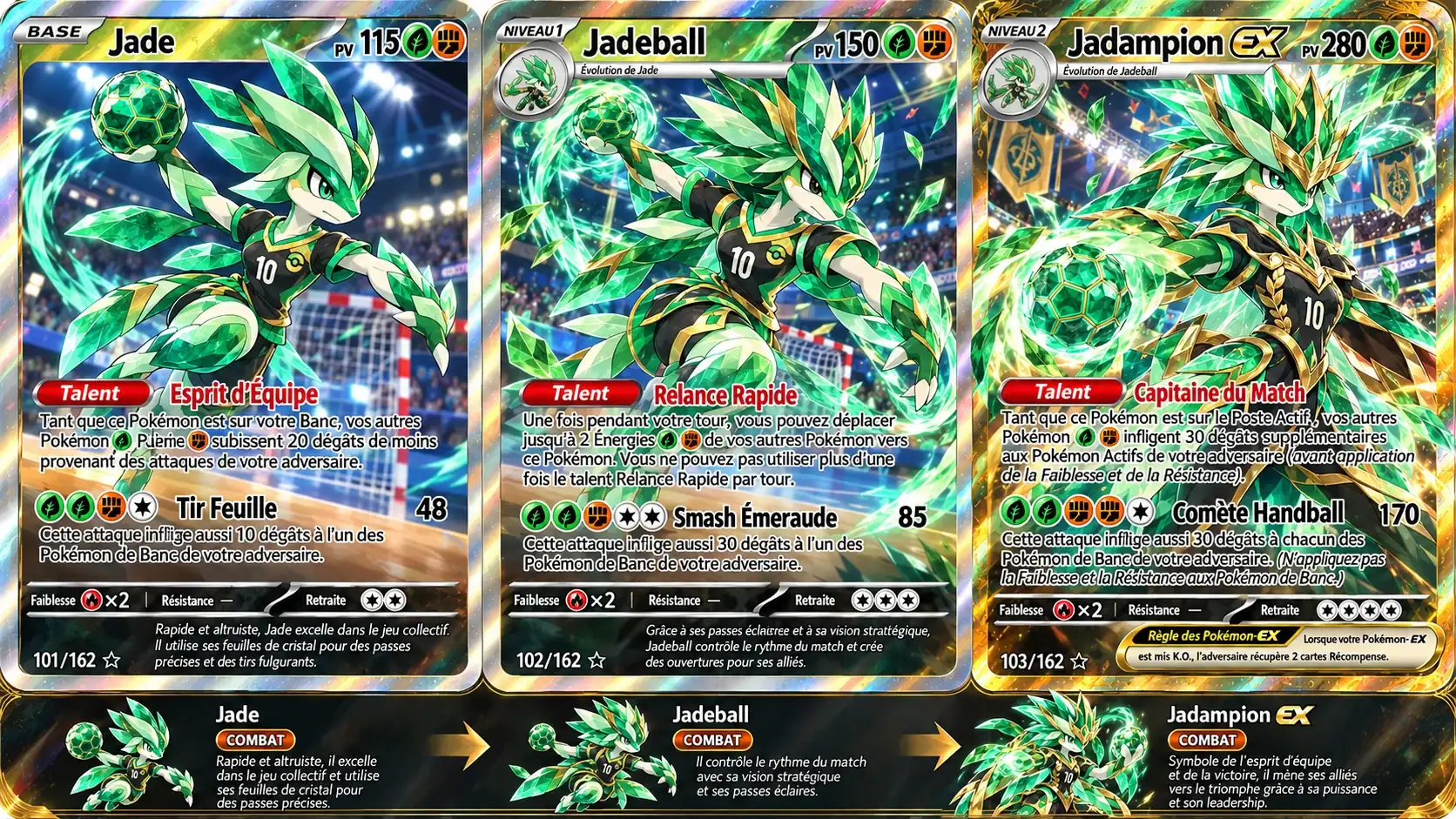 Concept d'évolution Jade